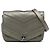 Gray Chanel Mini Embellished Calfskin Chevron Square Envelop Flap Crossbody Bag Grey