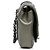 Gray Chanel Mini Embellished Calfskin Chevron Square Envelop Flap Crossbody Bag Grey - view 3