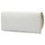Borsa a tracolla con catena White Prada Saffiano Lux Wallet Bianco - vista 2