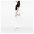 Borsa a tracolla con catena White Prada Saffiano Lux Wallet Bianco - vista 6