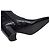 Botas altas de punta cuadrada en charol negro Saint Laurent Talla 38 - vista 5