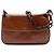 Borsa a tracolla con catena Prada Goatskin Madras marrone