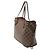 Borsa Tote Neverfull PM in Damier Ebene marrone Louis Vuitton - vista 2