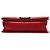 Borsa a tracolla Chanel Boy Flap in Caviar trapuntato Old Medium rossa Rosso - vista 3