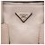 Double Borsa Prada Glace Calf beige con doppia tasca e doppio manico - vista 5