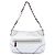 Borsa a tracolla Gucci White Calfskin Web Capri Ranch Kid Bianco