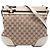 Borsa a tracolla Gucci GG Canvas Web Beige
