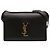 Piccola borsa a tracolla Dylan in pelle di vitello nera Saint Laurent Nero