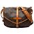 Borsa a tracolla Louis Vuitton Monogram Saumur 25 marrone