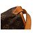 Borsa a tracolla Louis Vuitton Monogram Saumur 25 marrone - vista 8