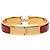 Hermès Clic H Armband schmal Email Rot PM - Ansicht 3