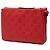 Borsa a tracolla Louis Vuitton Monogram Empreinte Twice rossa Rosso - vista 2