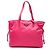 Borsa Tote Convertible Aperta Prada Saffiano Trimmed Tessuto Rosa