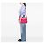 Borsa Tote Convertible Aperta Prada Saffiano Trimmed Tessuto Rosa - vista 7