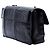 Borsa a tracolla Chanel Reissue 2.55 con patta singola in agnello Black Chocolate Bar Nero - vista 2