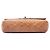Borsa a tracolla Chanel Medium Classic Crinkled Patent Double Flap marrone - vista 3