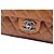 Borsa a tracolla Chanel Medium Classic Crinkled Patent Double Flap marrone - vista 4