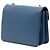 Piccola borsa a tracolla Gucci in pelle di vitello con logo interlocking G blu - vista 2