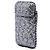 Borsa a tracolla Chanel CC in tweed e paillettes argento con catena per telefono - vista 2