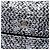 Borsa a tracolla Chanel CC in tweed e paillettes argento con catena per telefono - vista 5