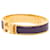 Purple Hermès Narrow Enamel Clic H Bracelet GM  - view 2