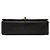 Borsa a tracolla Chanel Medium Quilted Lambskin Full Flap nera Nero - vista 3
