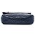 Chanel CC gesteppte Lammfell Camera Bag in Blau mit Quaste - Ansicht 3
