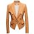 Veronica Beard Blazer aus Lammleder orange Größe US 0