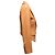 Veronica Beard Blazer aus Lammleder orange Größe US 0 - Ansicht 2