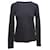 Schwarzer The Row Pullover aus Seide-Baumwoll-Mischung Größe US S