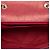 Borsa a tracolla Chanel Small Chevron Caviar rossa con patta Rosso - vista 4