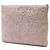Clutch Chanel Large CC Embossed Metallic Lambskin Camellia O Case Clutch rosa - vista 2