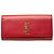 Clutch Monogram Cassandre in Grain de Poudre rosso Saint Laurent
