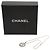 Chanel Silberne CC Messing Strass Anhänger Halskette - Ansicht 6