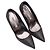 Black & Silver Manolo Blahnik Studded Pointed-Toe Pumps Size 40 - view 2