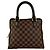 Borsa Louis Vuitton Damier Ebene Brera Marrone - vista 2