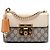 Padlock Borsa a tracolla Gucci Small GG Supreme con lucchetto beige