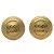 Orecchini a clip Coco Round placcati oro Gold Chanel D'oro