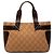 Bolsa de mão Gucci GG em denim marrom