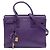 Borsa Baby Leather Sac De Jour viola Saint Laurent Porpora