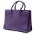Borsa Baby Leather Sac De Jour viola Saint Laurent Porpora - vista 2
