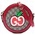 Borsa a tracolla rotonda Gucci GG Supreme Apple beige