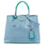 Borsa Prada Medium Bicolor Saffiano Cuir blu