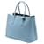Borsa Double Saffiano Large blu Prada - vista 2