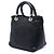 Lady Dior Soft Handtasche aus gewebtem schwarzem Kalbsleder, Größe Medium - Ansicht 2
