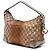 Borsa Gucci GG Lurex Heart Bit marrone - vista 2