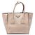 Borsa Prada Small Glace Calf Twin Pocket Beige