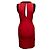 Red & Black Prada Embellished Wool & Silk-Blend Dress Size IT 38 - view 3