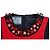 Red & Black Prada Embellished Wool & Silk-Blend Dress Size IT 38 - view 4
