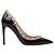 Valentino Garavani Décolleté a punta Rockstud Valentino nero e beige Taglia 38